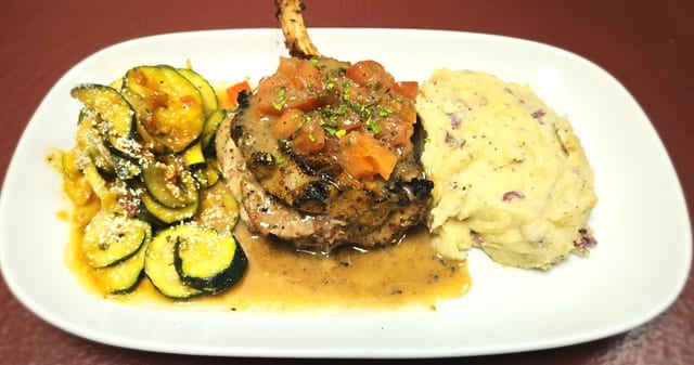 Tuscan Pork Chop.