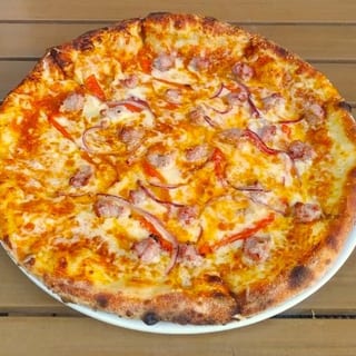 Fresh Sausage Pizza