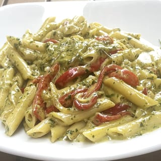 Penne Pesto Cream Sauce